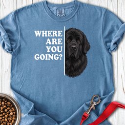 Newfoundland Where Are You Going Premium Tee Gift For Dog Lover