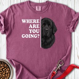 Newfoundland Where Are You Going Premium Tee Gift For Dog Lover