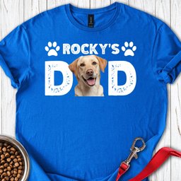 Personalized Lab Dad T Shirt Gift For Dad