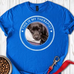 Personalized My Therapist Lab T Shirt Gift For Dog Lover