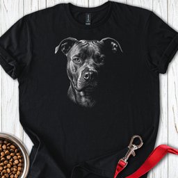 Pitbull Engraved T Shirt Gift For Dog Lover