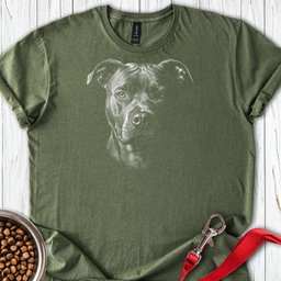 Pitbull Engraved T Shirt Gift For Dog Lover