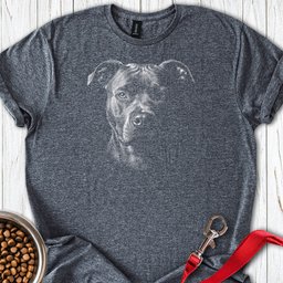 Pitbull Engraved T Shirt Gift For Dog Lover