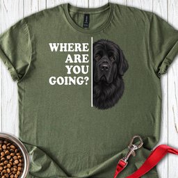 Newfoundland Where Are You Going T Shirt Gift For Dog Lover