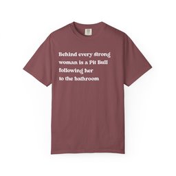 Pit Bull Strong Woman Premium Tee Gift For Women