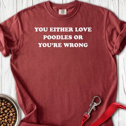 Love Standard Poodle Premium Tee Gift For Dog Lover