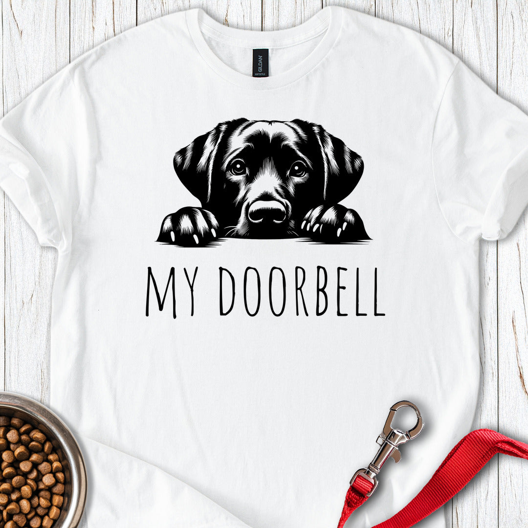 My Doorbell Labrador T Shirt Gift For Dog Lover