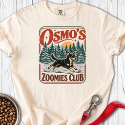 Osmo Zoomies Club Premium Tee Gift For Dog Lover