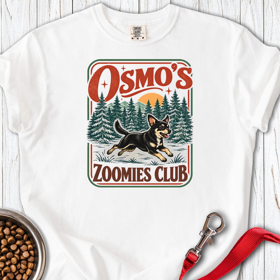 Osmo Zoomies Club Premium Tee Gift For Dog Lover