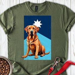 Minnesota Fox Red Labrador Flag T Shirt Gift For Dog Lover