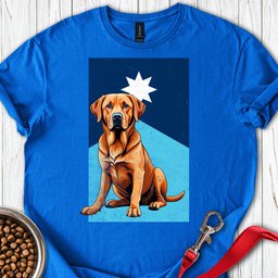 Minnesota Fox Red Labrador Flag T Shirt Gift For Dog Lover