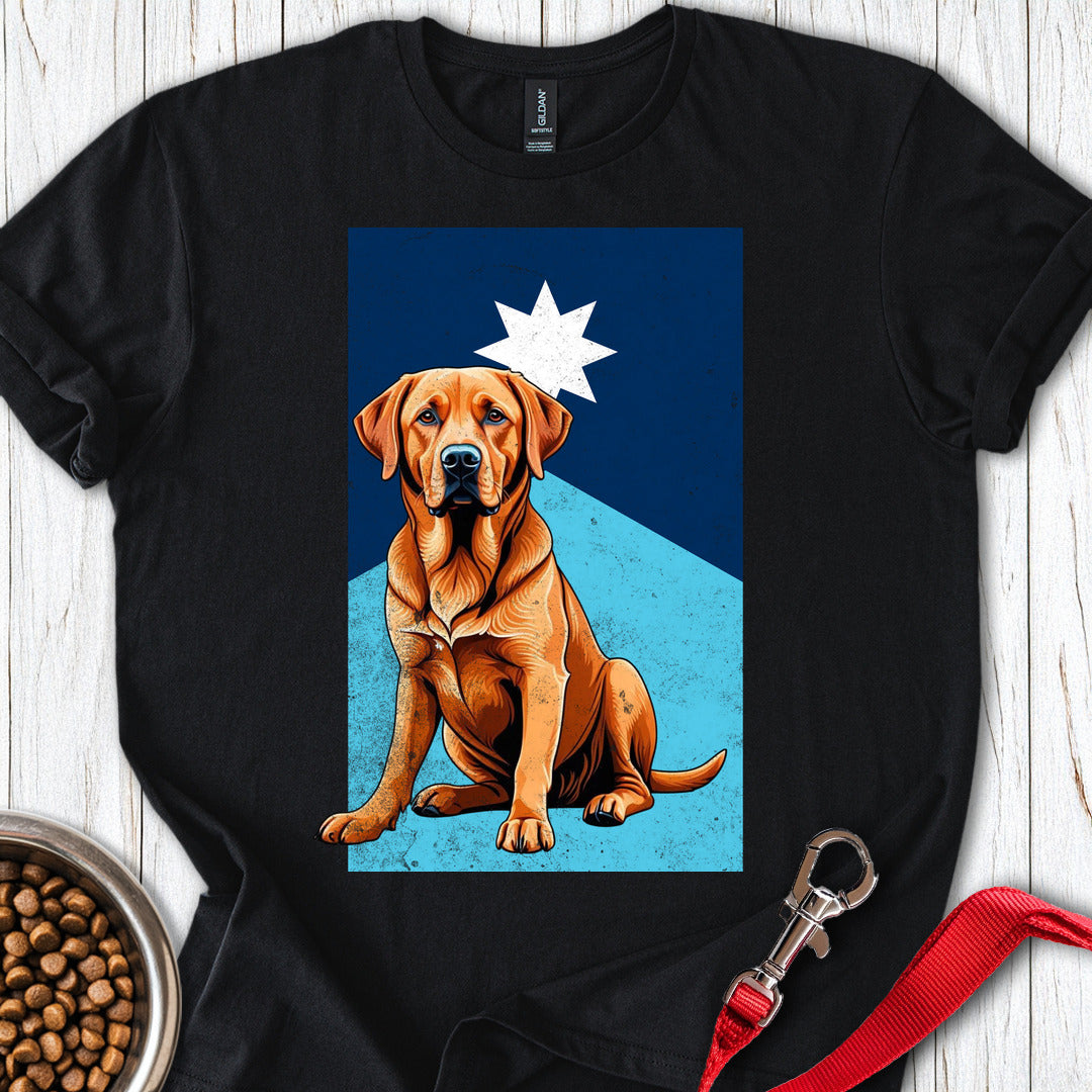 Minnesota Fox Red Labrador Flag T Shirt Gift For Dog Lover
