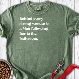 Mutt Strong Woman Premium Tee Gift For Women