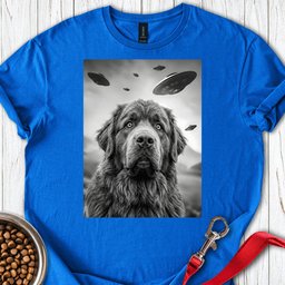 Newfoundland Ufo T Shirt Gift For Dog Lover
