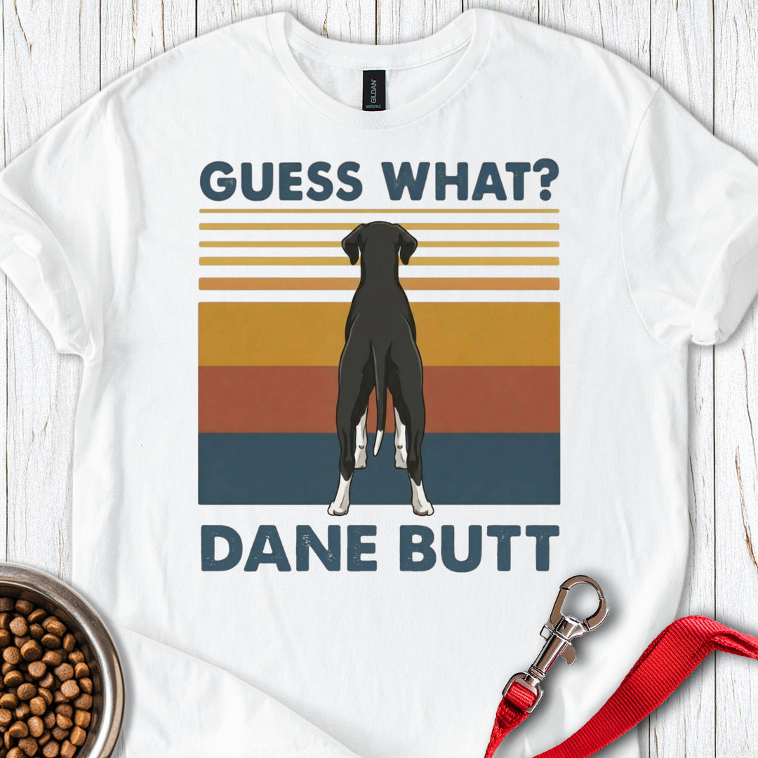 Mantle Great Dane Butt T Shirt Gift For Dog Lover