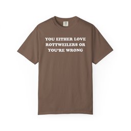 Love Rottweilers Premium Tee Gift For Dog Lover