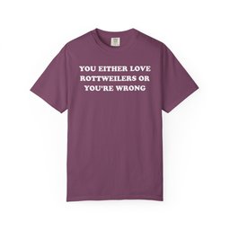 Love Rottweilers Premium Tee Gift For Dog Lover
