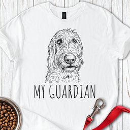 My Guardian Irish Wolfshound T Shirt Gift For Dog Lover