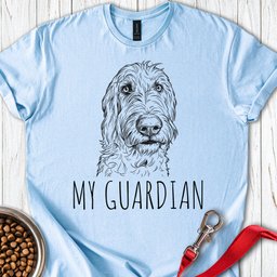 My Guardian Irish Wolfshound T Shirt Gift For Dog Lover