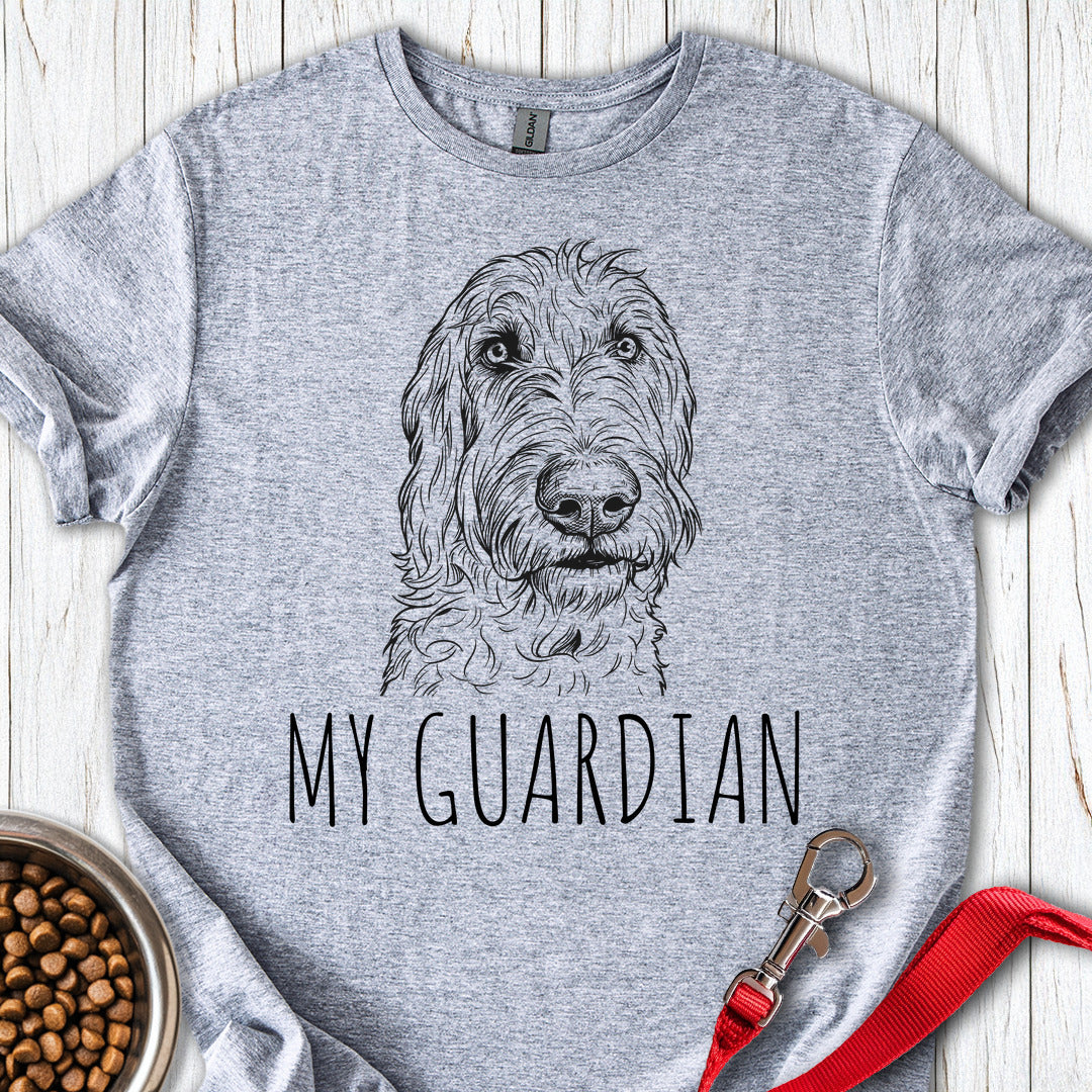 My Guardian Irish Wolfshound T Shirt Gift For Dog Lover