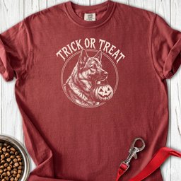 Norwegian Elkhound Trick Or Treat Premium Tee Gift For Dog Lover