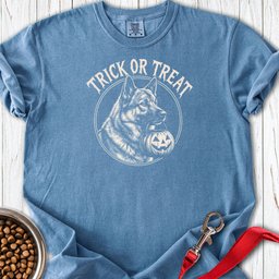 Norwegian Elkhound Trick Or Treat Premium Tee Gift For Dog Lover