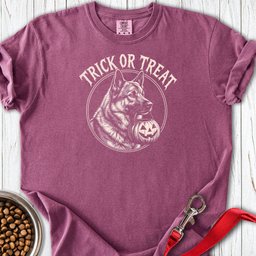 Norwegian Elkhound Trick Or Treat Premium Tee Gift For Dog Lover