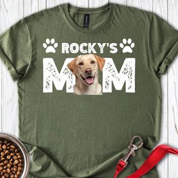 Personalized Lab Mom T Shirt Gift For Mom