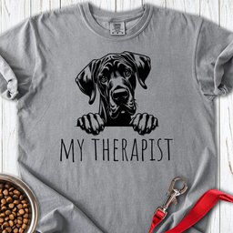 My Therapist Great Dane Premium Tee Gift For Dog Lover