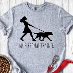 My Personal Trainer Labrador T Shirt Gift For Dog Lover