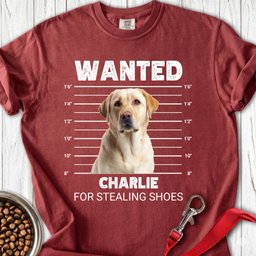 Personalized Dog Mugshot Premium Tee Gift For Dog Lover
