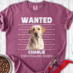 Personalized Dog Mugshot Premium Tee Gift For Dog Lover