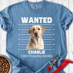 Personalized Dog Mugshot Premium Tee Gift For Dog Lover