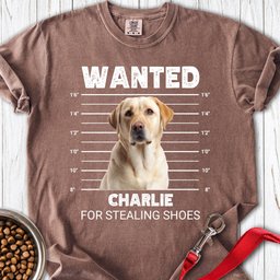 Personalized Dog Mugshot Premium Tee Gift For Dog Lover