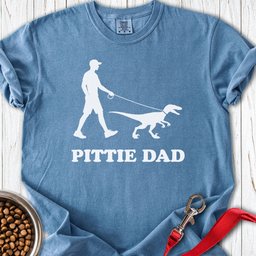 Pit Bull Dad Premium Tee Gift For Dad