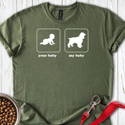 My Baby Cocker Spaniel T Shirt Gift For Dog Lover