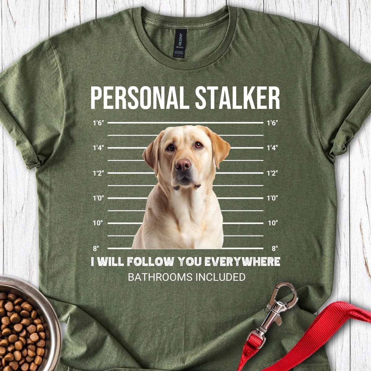 Personalized Labrador Stalker T Shirt Gift For Dog Lover