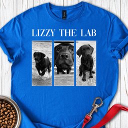 Personalized Lab Photo Frame T Shirt Gift For Dog Lover