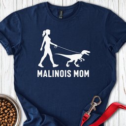 Malinois Mom Velociraptor T Shirt Gift For Mom
