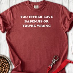Love Basenji Premium Tee Gift For Dog Lover
