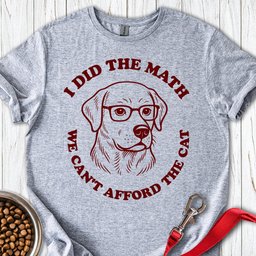 Math Labrador T Shirt Gift For Dog Lover