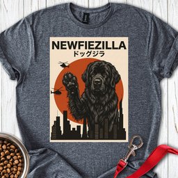 Newfoundland Newfiezilla T Shirt Gift For Dog Lover
