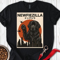 Newfoundland Newfiezilla T Shirt Gift For Dog Lover