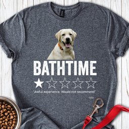 Personalized Bathroom Review Lab T Shirt Gift For Dog Lover
