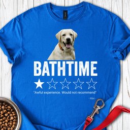 Personalized Bathroom Review Lab T Shirt Gift For Dog Lover