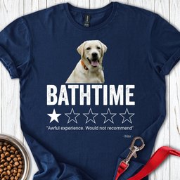 Personalized Bathroom Review Lab T Shirt Gift For Dog Lover