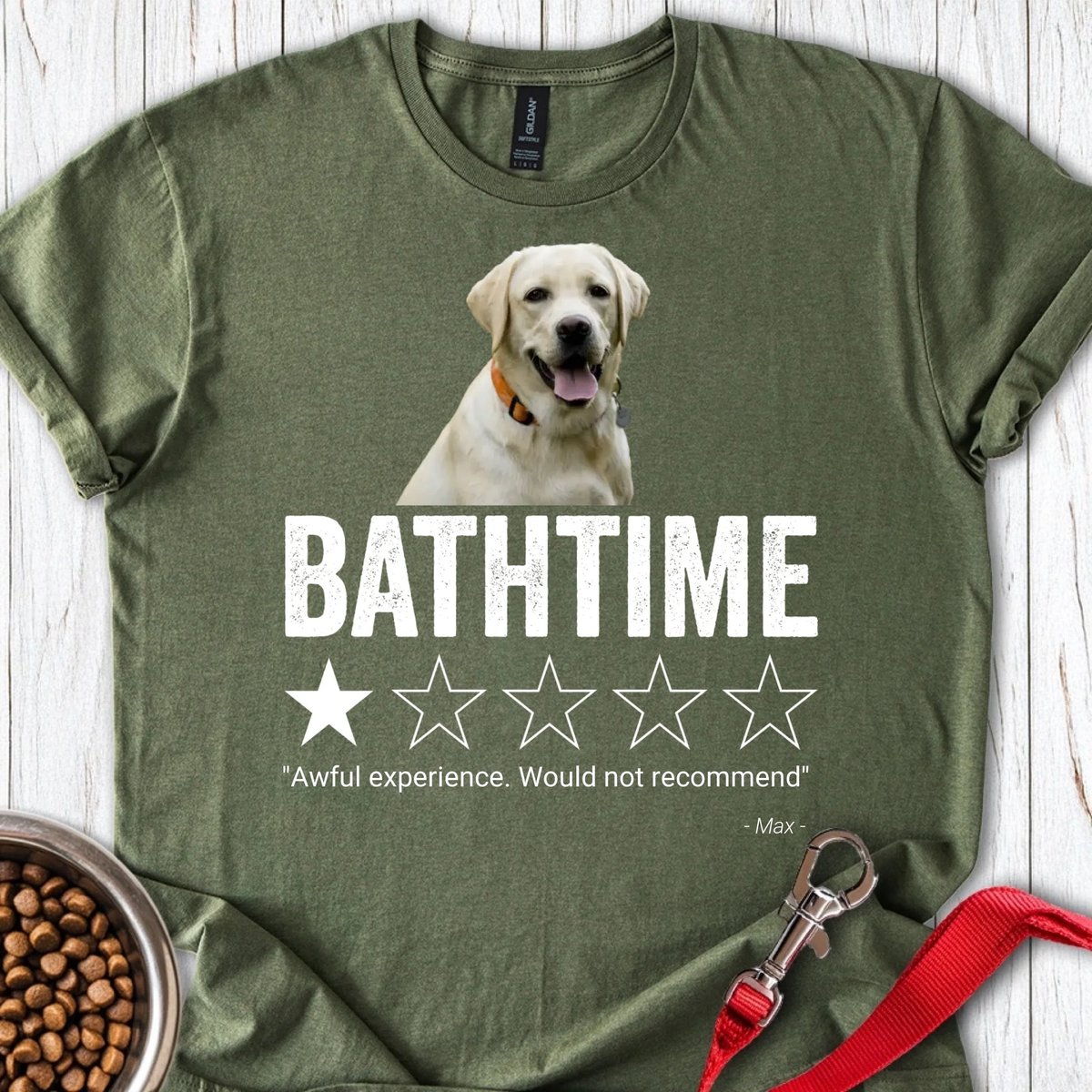 Personalized Bathroom Review Lab T Shirt Gift For Dog Lover