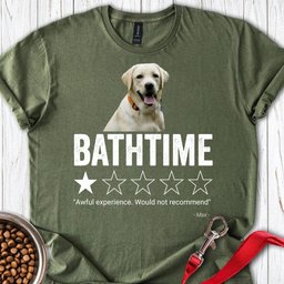 Personalized Bathroom Review Lab T Shirt Gift For Dog Lover