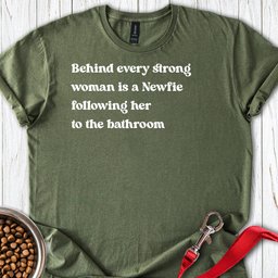 Newfoundlander Strong Woman T Shirt Gift For Women