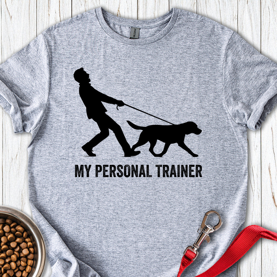 My Personal Trainer Labrador T Shirt Gift For Dog Lover